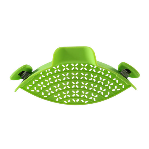 Bouchon d'égouttage latéral en silicone pour casserole