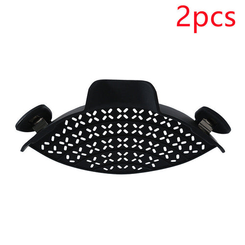 Bouchon d'égouttage latéral en silicone pour casserole