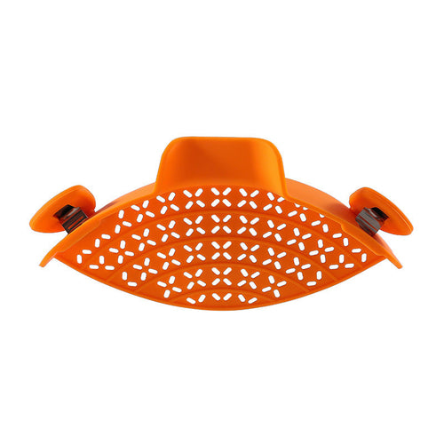 Bouchon d'égouttage latéral en silicone pour casserole