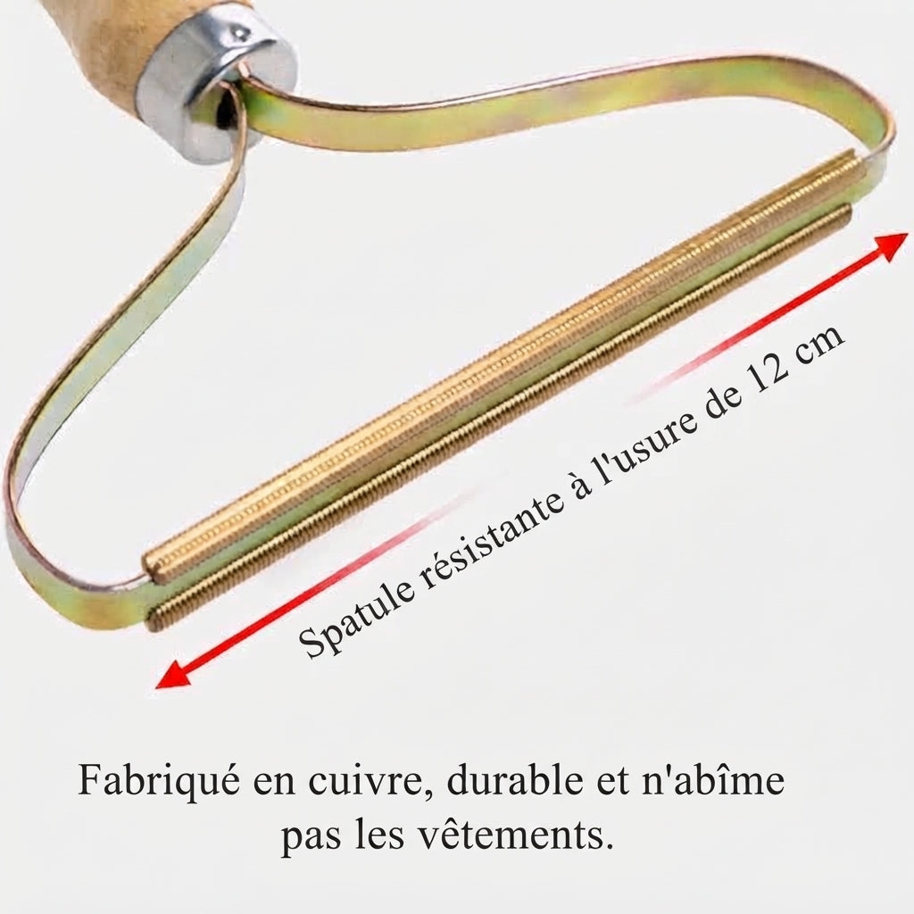 Brosse anti-poils pour animaux de compagnie