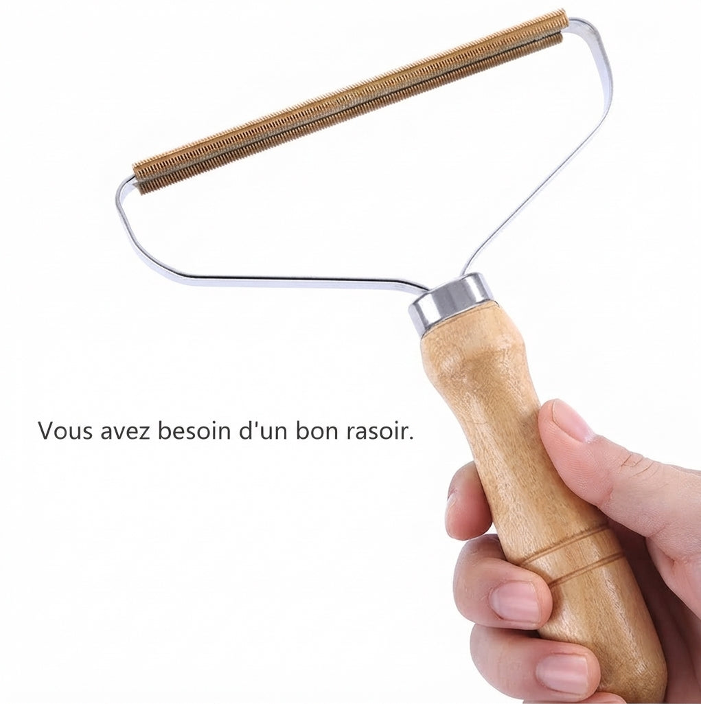 Brosse anti-poils pour animaux de compagnie