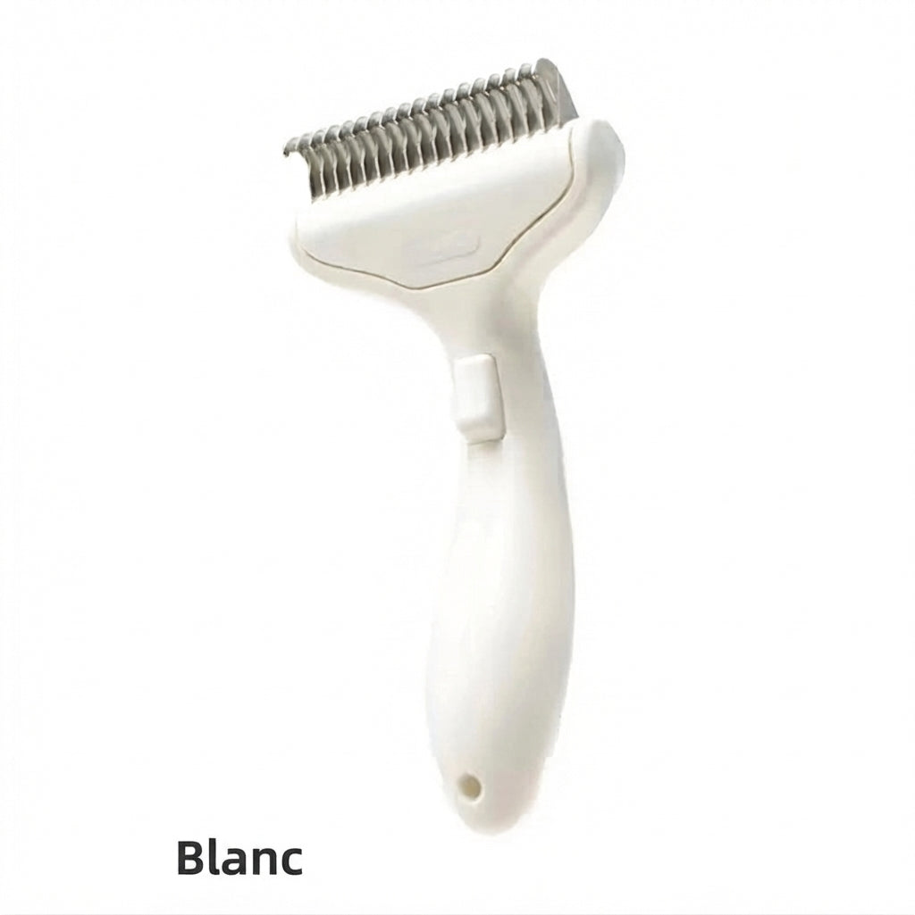 Brosse pour chien en acier inoxydable