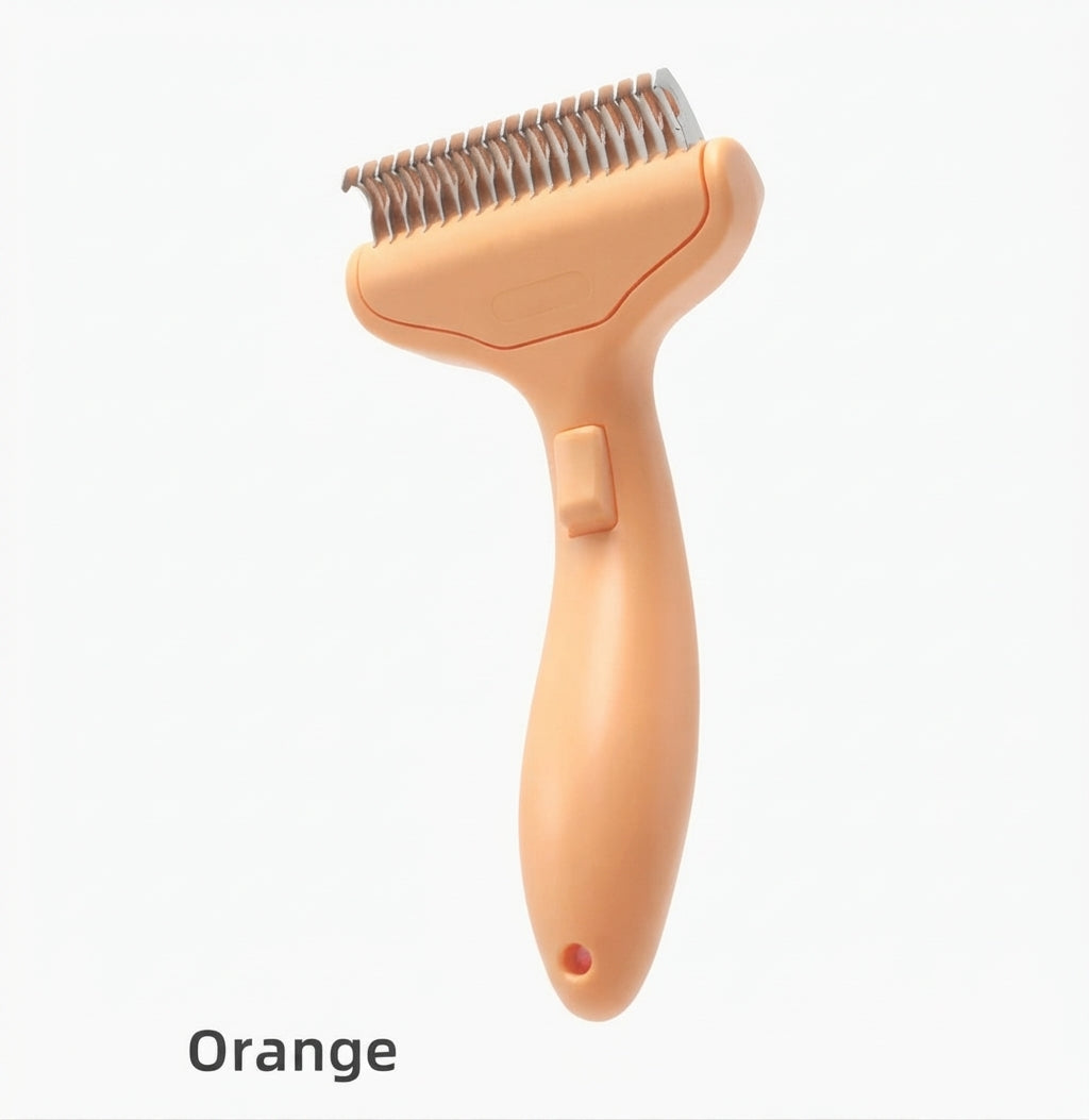 Brosse pour chien en acier inoxydable