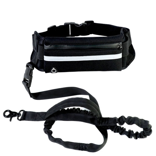 Laisse mains libres pour chien avec ceinture de promenade