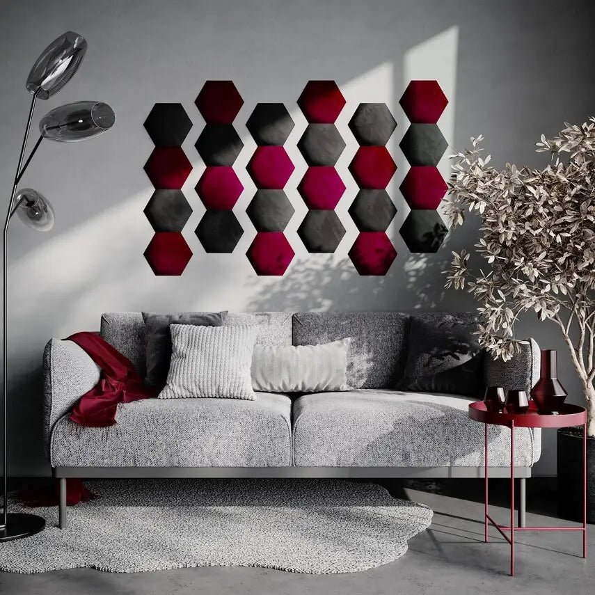 Panneaux muraux acoustiques HEXAGON
