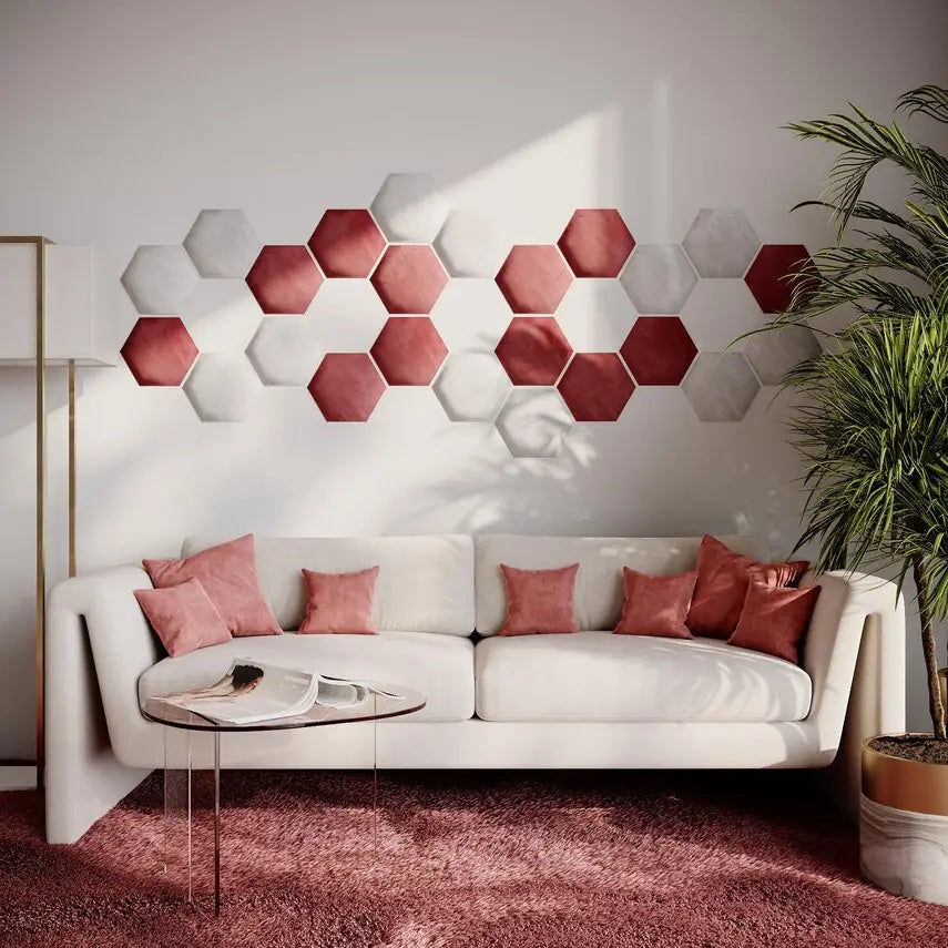 Panneaux muraux acoustiques HEXAGON