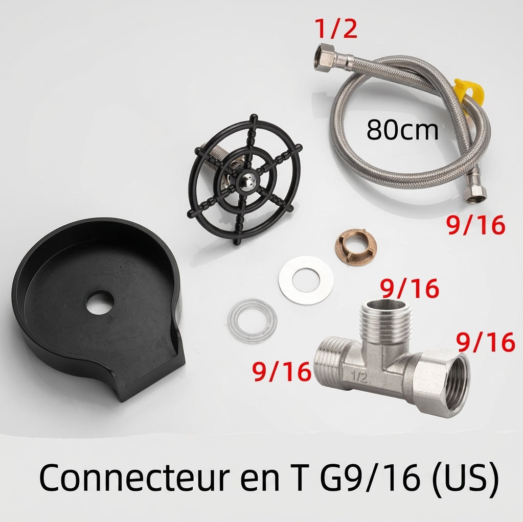 Lave-tasses de comptoir de bar, évier avec robinet automatique à jet haute pression